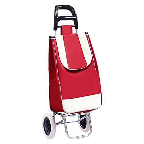 Carrinho De Compras Portátil Carrinho De Compras Dobrável Com 2 Rodas Bolsa Destacável Carrinho De C
