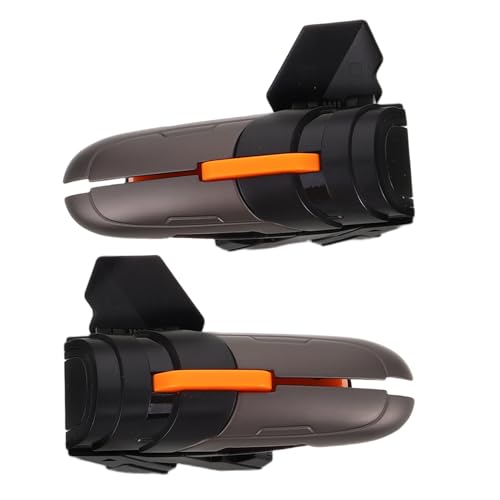 GARIOUANS 対六指ゲームトリガーアクセサリー 高速反応物理ボタンコントローラー 携帯電話 タブレット対応 ゲームトリガーボタン付き安定射