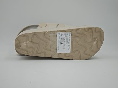 Waysoland Womens Platform Sandals with Arch Support Comfortable Sliders Thick Soles Flat Sandals With Adjustable Buckle & Ultra Cushion(Beige,6 UK) - Image 2