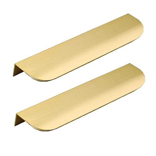 Poignée de porte encastrée dorée 800mm pour placard et armoire de cuisine - 2