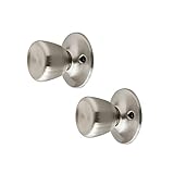 Design House 190579 2-Pack Terrace Dummy Door Knob, Satin Nickel