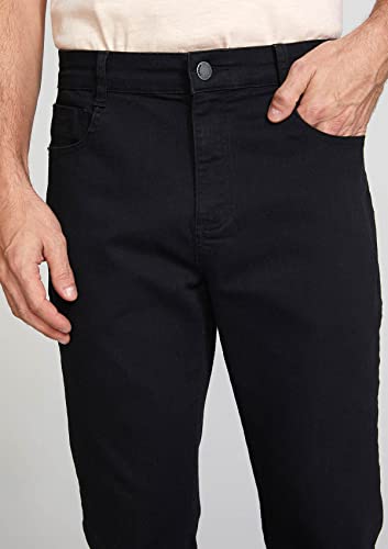 Calça Jeans Masculina Slim Soft Touch Preto 040