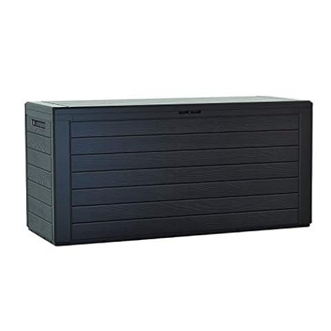 Prosperplast Boardebox ogrodowy 280 litrów, z tworzywa sztucznego, w kolorze antracytowym, 116 x 43,8 x 55 cm