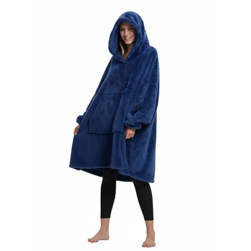 Oversized Wearable Blanket Hoodie Snuggle Blanket for Women Gift Idea