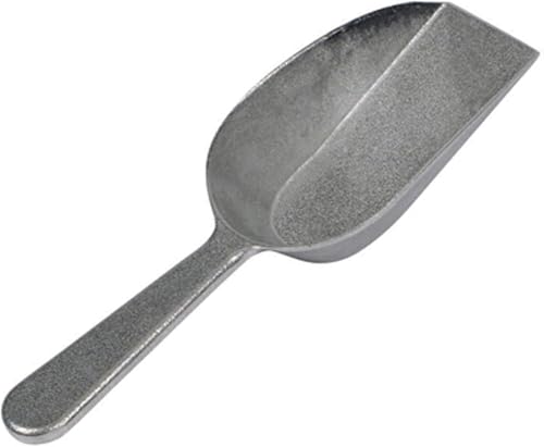 Winco Utility Scoop with Flat Bottom, 4-Ounce, Aluminum
