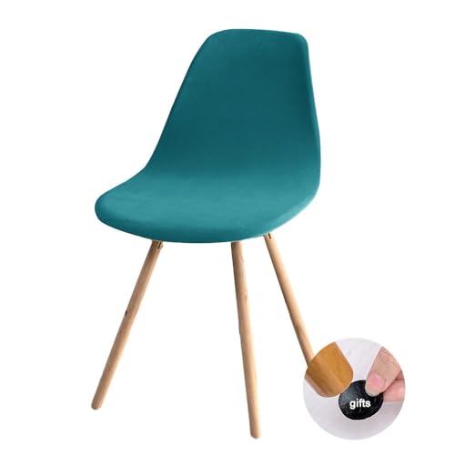 Highdi Lot de 1/2/4/6 Velours Housse de Chaise Scandinaves, Extensible Housse de Chaise de Salle à Manger, Couverture de Chaise sans Accoudoirs pour Cuisine,...