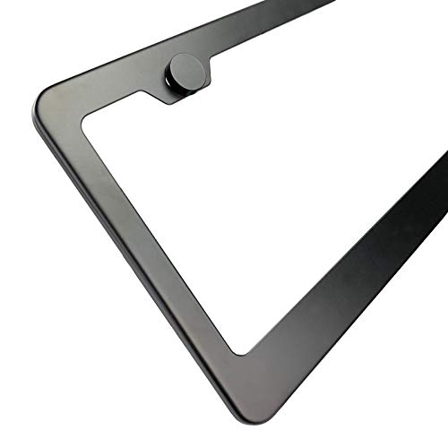 Ka Legend Matte Black T304 Stainless Steel License Plate Frame Holder Front Or Rear Bracket #TOP2