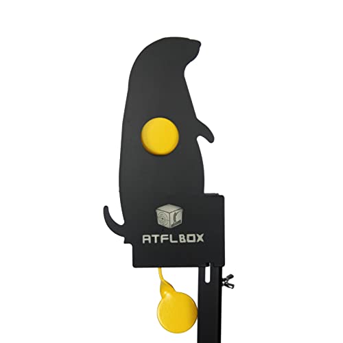Atflbox Metal Zombie And Prairie Dog Air Gun Pellet Bb Guns Rimfire Reset Target, Rated For .177 .22 Caliber Outdoor Shooting #TOP4