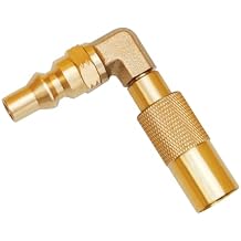 CALPOSE 1/4" RV Quick Connect Adapter for Blackstone 17 & 22 Inch Table Top Griddle, Conversion Fitting Elbow for Portable Gas Griddle