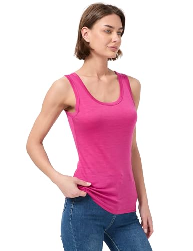 Image of 100% Merino Wool Tank Top for Women, Scoop Neck, Active Lightweight Breathable Undershirt, No-Odor Base Layer