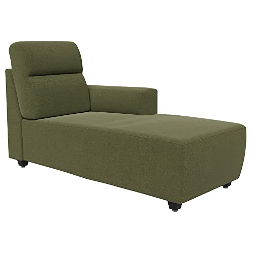 Image of Wakefit Sofa Set | 3 Year Warranty | Sofa 3 Seater, 3 Seater Sofa for Living Room, Wooden Sofa Set, 3 Seater + Right Aligned, Sofa for Living Room - Belize(Reflection : Green)