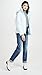 Vince Women's Hooded Puffer Jacket, Pale Glacier, Blue, X-Large