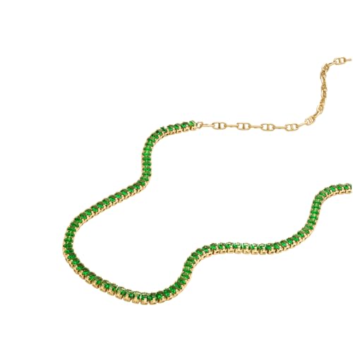 Image of Fossil Women's Gold-Tone Stainless Steel Pendant Chain Necklace for Women