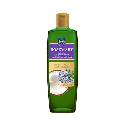 Parachute Advansed Rosemary Enriched Coconut Hair Oil| For 2x Longer & Thicker Hair| Reduces Hairfall & Strengthens Hair| All Hair Types|No Parabens & Silicones| 10.1 Fl.oz.