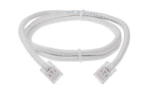Cable de red Ethernet Cat 5E UTP 2.13 m blanco miniatura 1