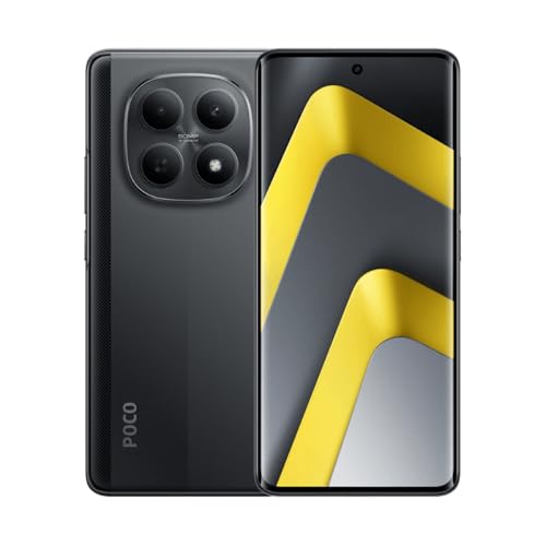 XIAOMI POCO M8 5G - Smartphone de 8+512GB, Pantalla de 6,77' 120Hz Flow AMOLED, Snapdragon 6 Gen 3, cámara Dual de 50MP IA, Carga Turbo de 45W, Cargador no Incluido, Negro (Versión ES)