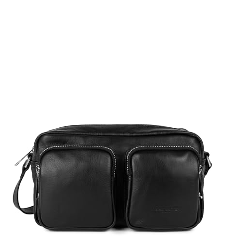 Sac trotteur LANCASTER Soft Caramella petit sac bandoulière cuir femme