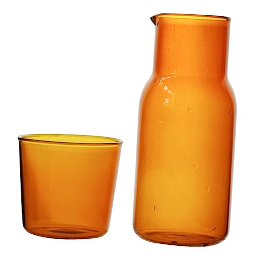 TOYANDONA Caraffa Per Acqua Da Tavolo Per Caffè Caraffa in Vetro Per Uso Domestico Per Acqua Da Camera Da Letto Trasparente Per Forniture Per Casa