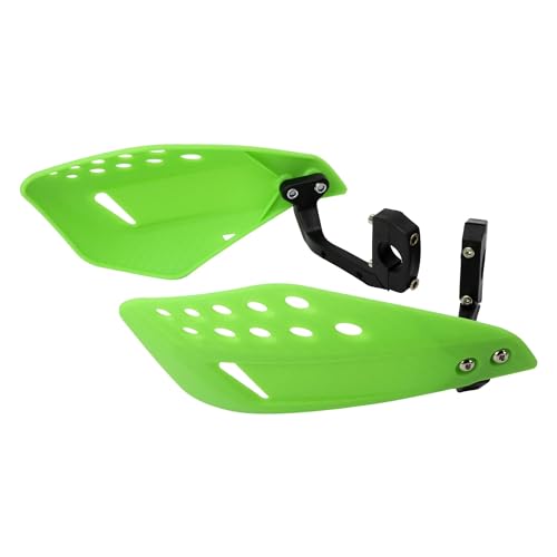 Protège-mains moto universel 22mm vert équipement quad ATV cross - 2