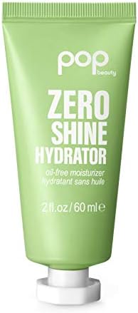 POPBEAUTY Zero Shine Hydrator | Oil Free Hydrating Moisturizer | Cactus Fruit Extract and Ceramides Soothe Skin | 2 Fl Oz