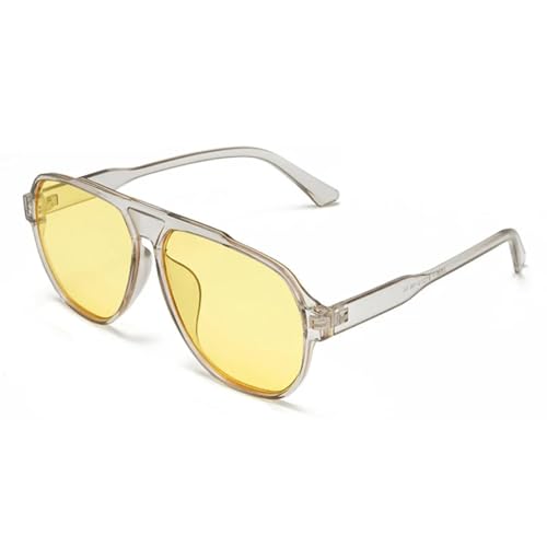 Lunettes de soleil vintage surdimensionnées femmes grandes montures lunettes uv400 mode rétro