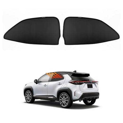 Sichtschutz Fenster Passend für Toyota Yaris Cross 2020–2025, magnetischer Sonnenschutz für die Windschutzscheibe vorne und hinten.(2PCS Rear Windows)