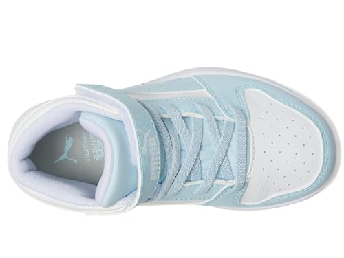 Image of PUMA Kids' Rebound Layup Mid Hook and Loop Sneakers