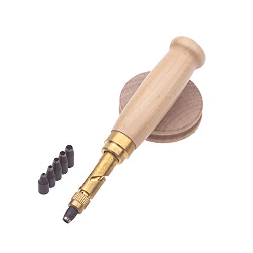 Healifty Furador de Couro Conjunto AutomÃ¡tico de PerfuraÃ§Ã£o Cinto AjustÃ¡vel Parafuso Furador Boo