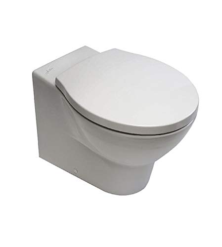 Hatria Copriwater Nido - Le Fiabe Originale con sgancio rapido per Pulizia del Sanitario - RALLENTATO termindurente Bianco