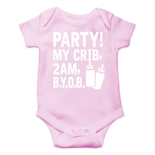 Image of AW Fashions Party! My Crib, 2 AM, B.Y.O.B. Baby Bodysuit Cute Newborn Baby Girl or Boy Clothes Romper