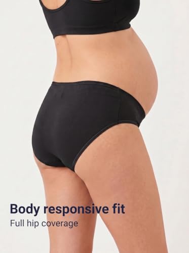 Image of Inner Sense Organic Cotton Bamboo Maternity Panties After Delivery