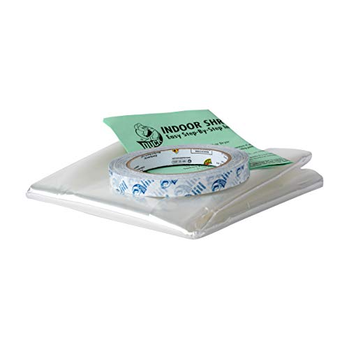 Duck 286218 Extra Large Patio Door Shrink Film Window insulation kit, 1, Crystal Clear