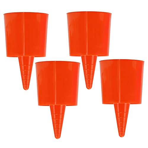 Iconikal 4-Pack Orange Beach Coasters