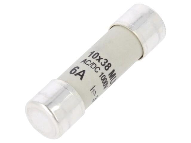 Fusible gR 6A 1000VDC cylindrique ESKA protection panneau solaire photovoltaïque