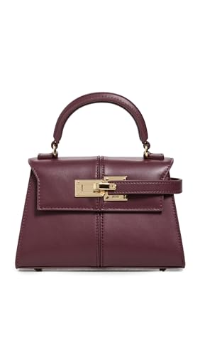 JW PEI Womens Elise Top Handle Bag Deep Burgundy One Size