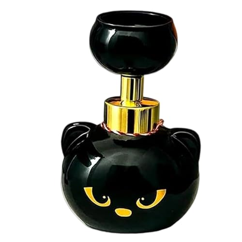 Dispensador de jabón para baño, dispensador de patas de gato, botella rellenable de espuma | Contenedor de jabón de manos líquido, bomba de loción para baño de cocina, ducha, apartamento, hotel