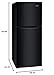 Frigidaire 11.6 Cu. Ft. Compact ADA Top Freezer Refrigerator in Black with Electronic Control Panel, Reversible Door Swing, ENERGY STAR