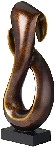 Studio 55D Open Infinity 25" High Gold Sculpture #TOP4