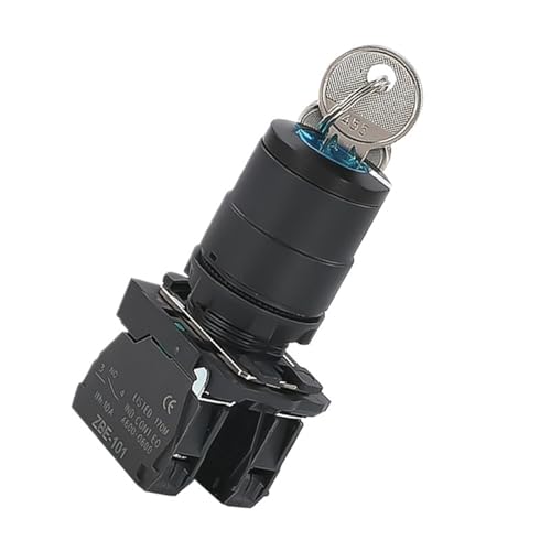 Interruptor de selección XB5-AG33 rotativo de 3 posiciones con llave de 22mm 3
