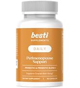 Besti Supplements Daily Perimenopause Support – Probiotic &amp; Prebiotic Blend – Supports Overall We...