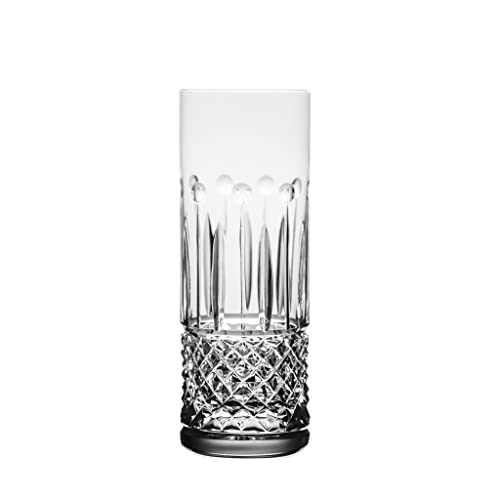 Ajka Fabergé Xenia - Bicchiere da cocktail Highball trasparente in piombo, 362,9 ml, unità singola