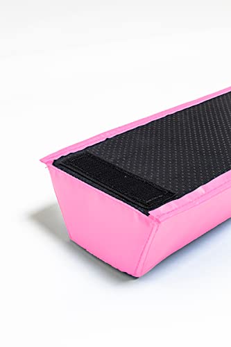 We Sell Mats – 6 Foot PRO Balance Beam – Vinyl Surface Folding Beam – Durable Gymnastics Beam - Pink