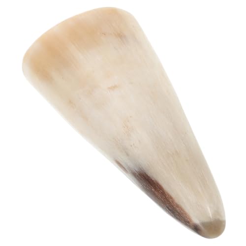 Cabilock Taza de Cuerno de Buey Natural Vintage (10-13 Cm) para Beber Hidromiel, Vino y Cerveza, Copa Rústica Artesanal para Decoración Vikinga y Eventos Medievales