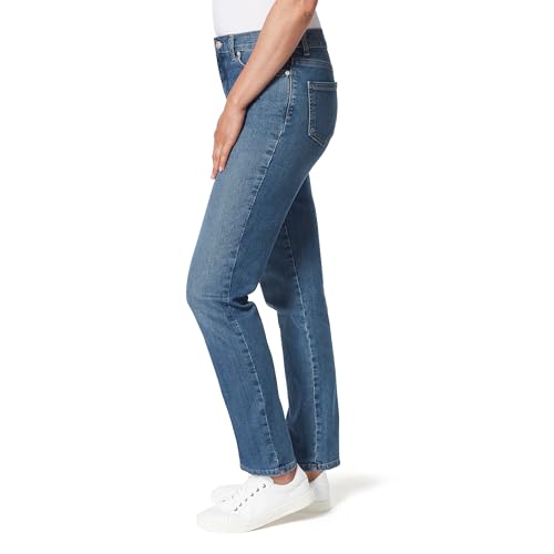Image of Gloria Vanderbilt Womens Amanda Classic High Rise Tapered Jean Petite