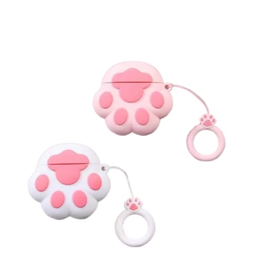 猫 イヤホンケース エアーポッズ4ケース 対応 第4世代 ネコ 猫の手 ねこAirPods 1/ 2/ 3/ 4/Pro用ケース 可愛い 全面保護 耐衝撃 落下防止 着脱簡単 ギフト プレゼント (Airpods1/2,A)