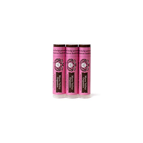 BEESWAX LIP BALM - JUICY BLACKBERRY by MOON VALLEY ORGANICS (2PACK)