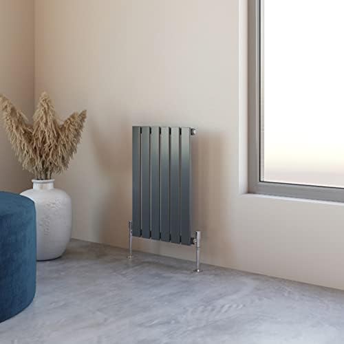 Flat Panel Radiator 600x612mm Horizontal Design Single Tall Upright Anthracite Central Heating Rad