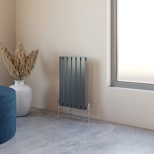 Flat Panel Radiator 600x408mm Horizontal Design Single Tall Upright Anthracite Central Heating Rad