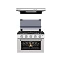 CAMPLUX 17 Inches RV Gas Range and 22 Inches RV Range Hood Combo