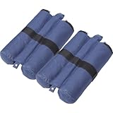 FUTUREORYY Zeltgewichte 2 Stück Outdoor Sandsäcke Aus Oxford Stoff Mit Befestigungen Winddichter Und Tragbarer Sandsack Für Camping Markt Strand Picknick